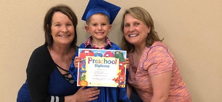 Yougster proud of grandmas